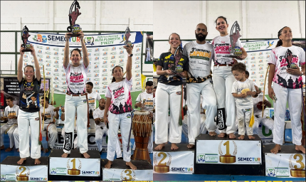 Atletas de Jaru conquistam três pódios em campeonato de capoeira em Alta Floresta d’Oeste