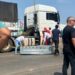 Senhora morre após ser atropelada por carreta na BR-364