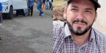 VEJA O VÍDEO: Homem é executado a tiros dentro de veículo na Feira do Produtor em Ariquemes