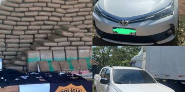 Skunk, arma e carros na zona sul: operação dá certo, mas suspeito “some como mágica” e deixa S10 é companheira para trás