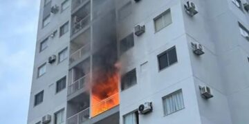 Veja o Vídeo: Incêndio em condomínio de Porto Velho