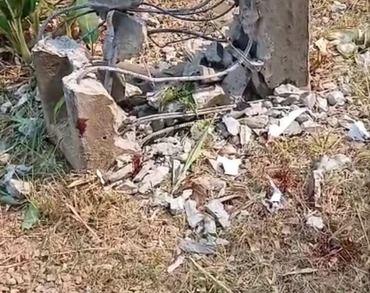 VEJA O VÍDEO: Motociclista bate contra poste em Porto Velho