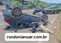 Colisão entre Polo e Palio deixa motorista em estado gravíssimo na BR-364