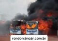VEJA O VÍDEO:Incêndio atinge garagem da empresa Minerva em Rolim de Moura