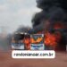 VEJA O VÍDEO:Incêndio atinge garagem da empresa Minerva em Rolim de Moura