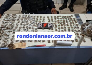 Suspeitos de tráfico tentam fugir pela janela, mas são presos pela PM em Porto Velho