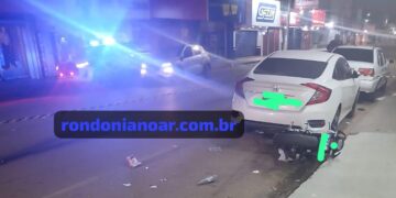 Acidente de moto deixa duas mortes na Av. Jatuarana, no Caladinho, em Porto Velho