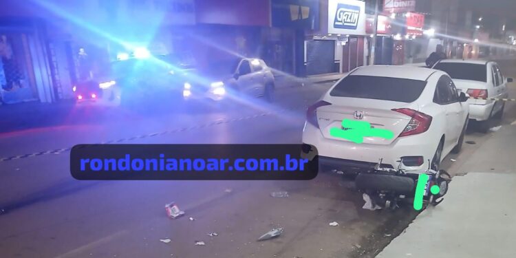 Acidente de moto deixa duas mortes na Av. Jatuarana, no Caladinho, em Porto Velho