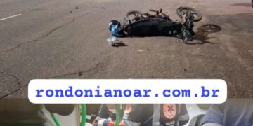 Condutor de aplicativo fica gravemente ferido em colisão na Av. Calama