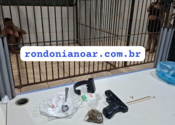 Suspeito de tráfico e rompimento de tornozeleira é preso com companheira em Porto Velho