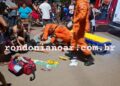 MULHER: Motociclista fica gravemente ferida após colisão com carro no bairro JK, em Porto Velho