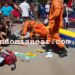 MULHER: Motociclista fica gravemente ferida após colisão com carro no bairro JK, em Porto Velho
