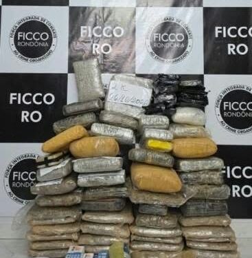 FICCO/RO apreende cerca de 57 kg de entorpecentes em Porto Velho/RO