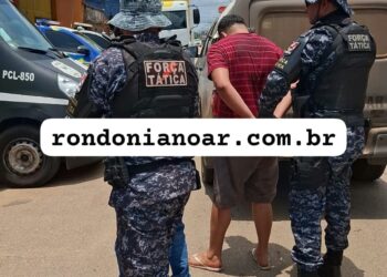 FORÇA TÁTICA: Dois homens são presos com cerca de 33 kg de maconha em carro de aplicativo na BR-364, em Porto Velho