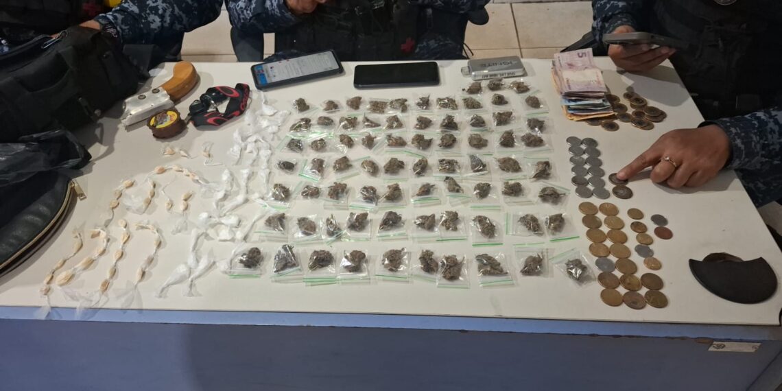 Operação da PM prende suspeitos e apreende drogas em Porto Velho