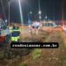Motociclista fica gravemente ferido após perder controle e cair em vala na rodovia