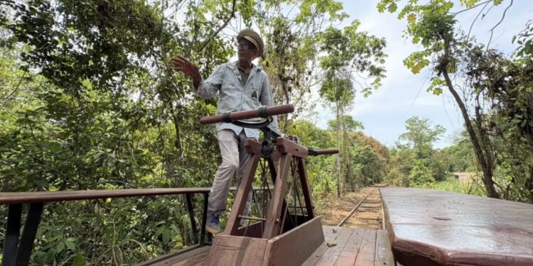 Cegonha, uma pequena máquina que guarda grandes histórias da Madeira-Mamoré