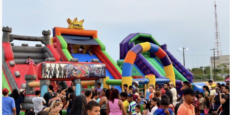 Parque da Cidade vira palco de diversão para milhares de crianças