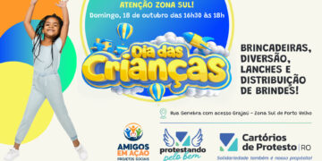Ação social celebra o Dia das Crianças com brincadeiras, lanches e distribuição de brinquedos na Zona Sul de Porto Velho