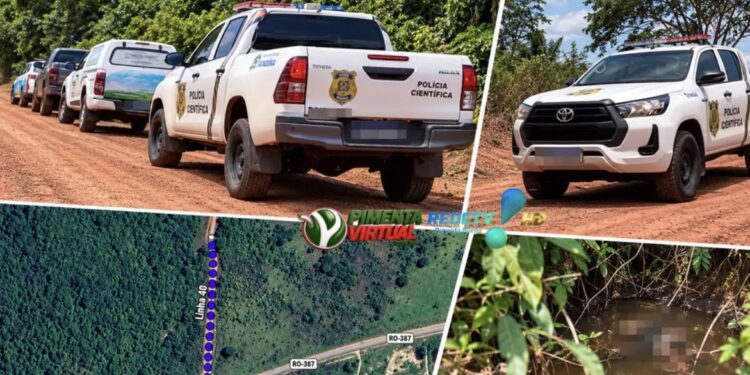 Corpo de homem com mãos amarradas é encontrado na zona rural de Pimenta Bueno; suspeita é de execução