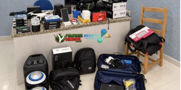 Polícia Militar age rápido e recupera objetos furtados de papelaria em Pimenta Bueno; quatro suspeitos são detidos