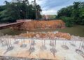 Deputado Pedro Fernandes destaca avanço da obra da ponte sobre o Rio Cujubim