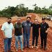 Alta Floresta: Jean Oliveira e diretor-geral do DER acompanham obra na Serra do Pialopes
