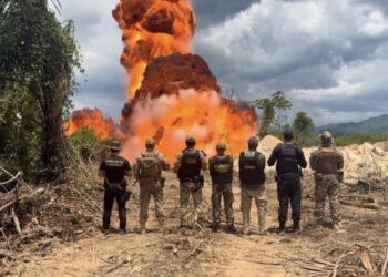 PF e Funai inutilizaram equipamentos usados extração ilegal de ouro na Terra Indígena Kayapó