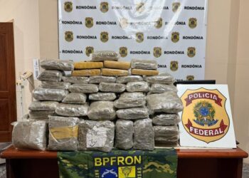 PF atua na apreensão de 103 kg de skunk em Rondônia